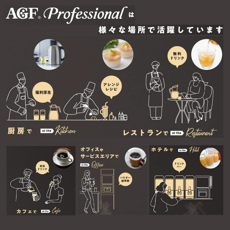 AGF プロフェッショナル プラス アセロラ 1日分のビタミンC 1L用 10本 【 業務用 】【