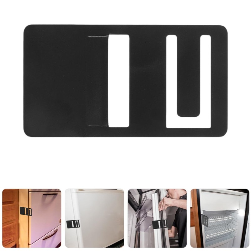 Alipis 2pcs Rv Refrigerator Door Prop Clips Secure Locking Mechanism