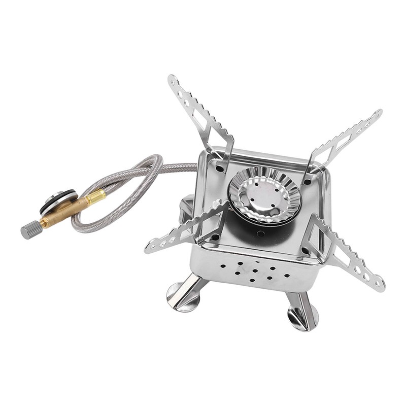 Foldable Camping Stove Light Weight Four Legged Design Safe Portable