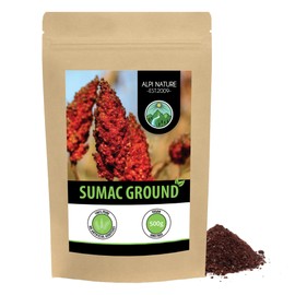 Sumac powder (500g, 1.1lb), Turkish sumach ground, vinegar tree spice 100% natural, gently dried and ground, without additives
