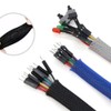Aicosineg Wire Braided Protective Sleeve for Cable Split Power Cord