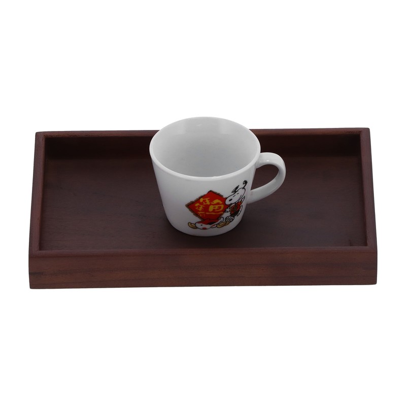 Tea Tray Walnut Material Nontoxic Environmental Protection Breakfast Tray for