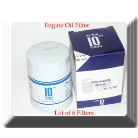 Brand: 10Ten Filters 6 x SO4457 Oil Filter Fits Infiniti Mercury Nissan Subaru