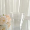 TABLECLOTHSFACTORY 50 Pack Clear Dome Lid Plastic Dessert Parfait Cups,