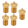 5pcs CHT V6 3D Printer Nozzle 3 Hole High Flow
