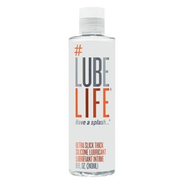 Lube Life Lubricante Anal a Base de Silicona - Espeso y Resistente al Agua, 8 oz, para Hombres, Mujeres y Parejas - Libre de Parabenos, Glicerina y...