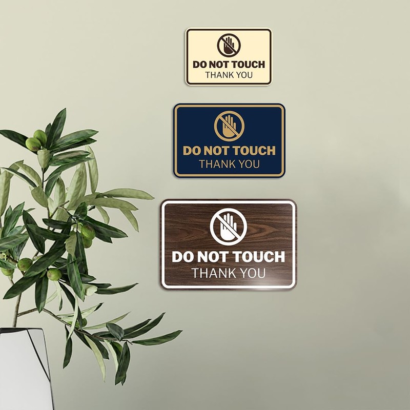 Signs ByLITA Classic Framed Do Not Touch Thank You Sign