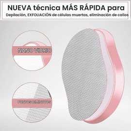 Borrador de pelo de cristal KIETLA para depilación suave y exfoliación corporal