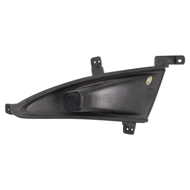 TRQ Left Fog Light Hole Cover Black Drivers Side Compatible