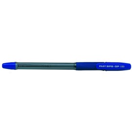 Pilot BPS GP Kugelschreiber 12 Stück gummierter Griff extra breite 1,6 mm Schreibspitze 0,55 mm Strichbreite 12 Stück blau