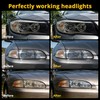 Headlight Restoration Wipes, 2-Step No Sanding Kit