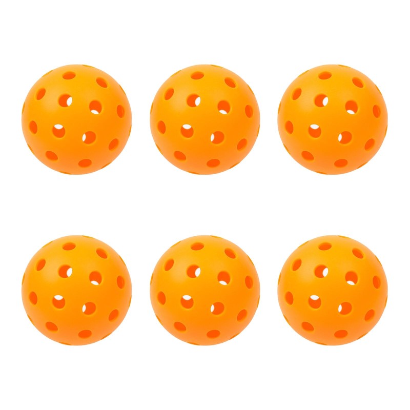 Precision Aerodynamic 40 Hole Design Pickleball Balls – 6 Pack