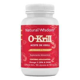 Aceite de Krill Premium  180 caps  Apoyo al Bienestar Cardiovascular  Omega 3 EPA y DHA                                                               