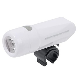 キャプテンスタッグ(CAPTAIN STAG) 自転車 ライト ヘッドライト LED 1LEDライト 280 [ 明るさ2000カンデラ / 3発光モード / 取り付け工具不要 / 生活防水IPX4準拠 / 耐熱・耐冷 ] ポリカーボネート製 ホワイト Y-4282