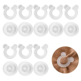 PAVIKE Duvet Cover Anti-Slip Set of 8 Duvet Clips Sheet Clips Cute Duvet Cover Anti-Slip Comforter Clips Easy to Install Won't Scratch Fabric Lightweight Strong Reusable