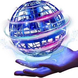 2025 Flying Orb Ball Toy,Cosmic Globe BoomerangHover Ball Galactic Fidget Spinner, Hand DroneOrbit, Cool Toys Gift for 6 7 8 9 10+ Year Old BoysGirls Teens Qutdoor Toys(Blue) Electric Planet:_red