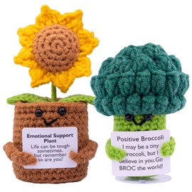 Mwmoeen Pocket Hug Positive Kartoffel, Geschenke Positive Kartoffeln und Blumentöpfe, Handgemachte Häkeln Positive Kartoffel, Inspirierende Kartoffel Tasche Umarmung