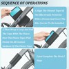 Ruikdly Bicycle Frame Protector, 4 Pieces, Frame Protection Bicycle Carrier,
