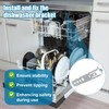 2pcs WD01X27759 Dishwasher Mounting Brackets Kit, Under Counter Installation Clips