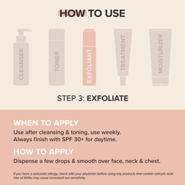 Paula's Choice RESIST Smoothing Treatment 10% AHA Face Exfoliator, Lactic, Glycolic & Malic Acids Liquid Exfoliant for Face, Anti-Aging for Normal to Dry Skin, Fragrance- Free, 1oz