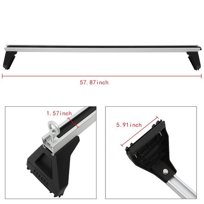 AINTIER Truck Bed Ladder Rack for Heavy Duty Roof Racks