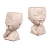 Face Flower Pot Head Planter Pot Cute Resin Succulent Planter
