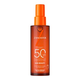 Lancaster Sun Beauty Dry Body Oil SPF50 150ml | Photoaging Control | Broad Spectrum Sun Protection | Fast Tan Optimizer | Water Resistant Formula | Dries Invisible | Suitable for All Skin Types