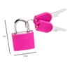 Tiardey 8 Pcs Travel Padlocks Luggage Locks Colored Padlocks with