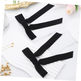 Baluue 2pcs Velvet Bow Hair Clips for Women Elegant Barrette Bows Secure Fastening Hair Accessories for Everyday Use and Special Occasions