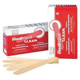 Medispat 05956424 Wooden Mouth Spatula (Pack of 100)