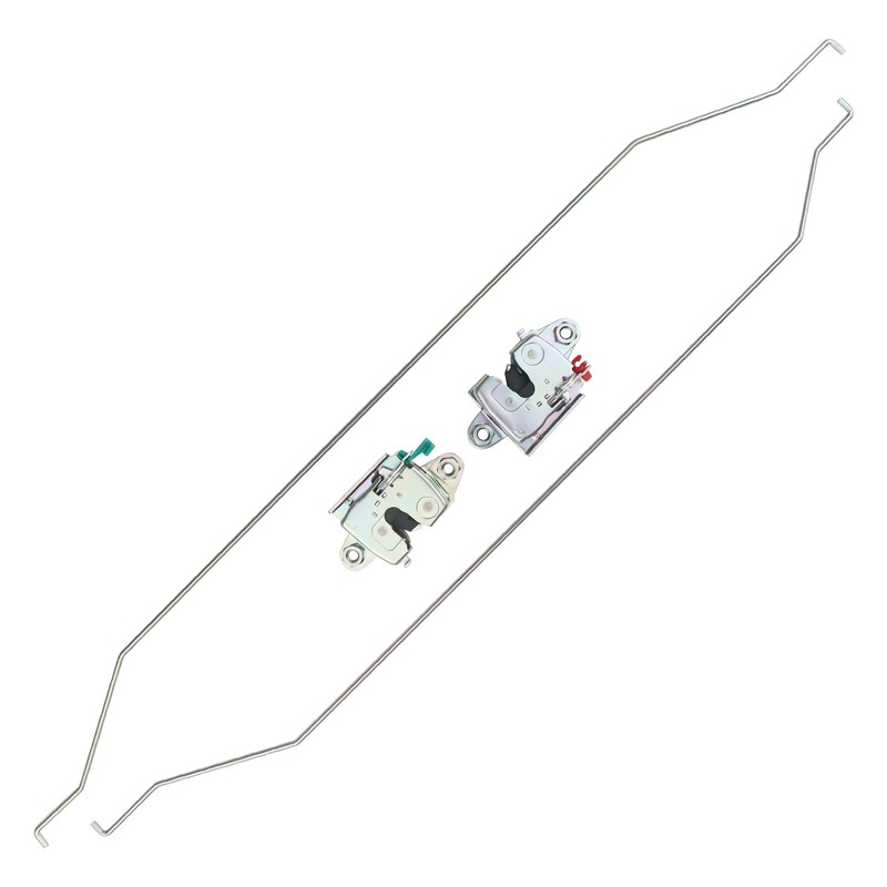 1Pair Tailgate Latch Lock with Control Link Compatible with Toyota