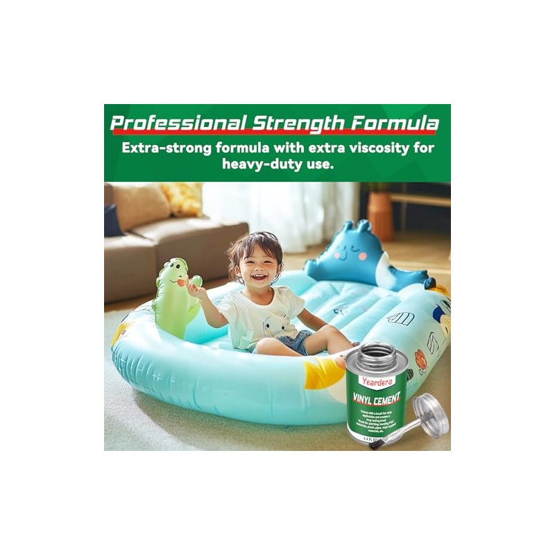 High Strength Vinyl Glue - Waterproof PVC Cement for Repairs