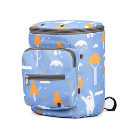 IUDWCG 1 x Insulated Bag Baby Bottle, Bottle Warmer Baby On The Go, Long Lasting Insulation, Large Capacity, Suitable for Most Bottles, Suitable for Pushchairs, blue