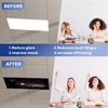 4 Pack Fluorescent Light Covers for Ceiling Lights - Magnetic