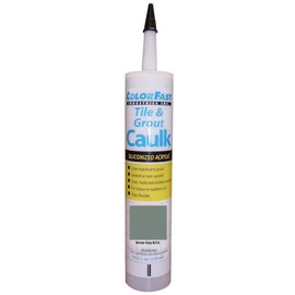 Color Fast Caulk Matched to Custom Building Products (Winter Gray Unsanded)