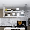 DSVONAUS Ceiling Shelf, Floating Shelves Kitchen Storage Rack, Industrial Ceiling