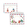 Writing Paper Set for Christmas Penguin Blocks Envelopes Kids Motif