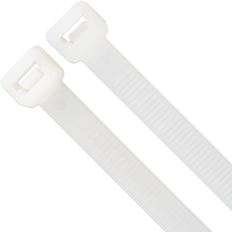ISOLATECH Pack of 100 Cable Ties White Colourless 400 mm