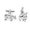 Leaf Jewel Financial Stock Market Bear and Bull Alloy Cuff