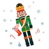 Alipis Window Decorative Sticker Nutcracker Window Sticker Christmas Glass Decal