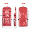 EXLIFBAG Wrapping Paper Storage, Gift Wrap Organizer Holder Double-Sided Hanging