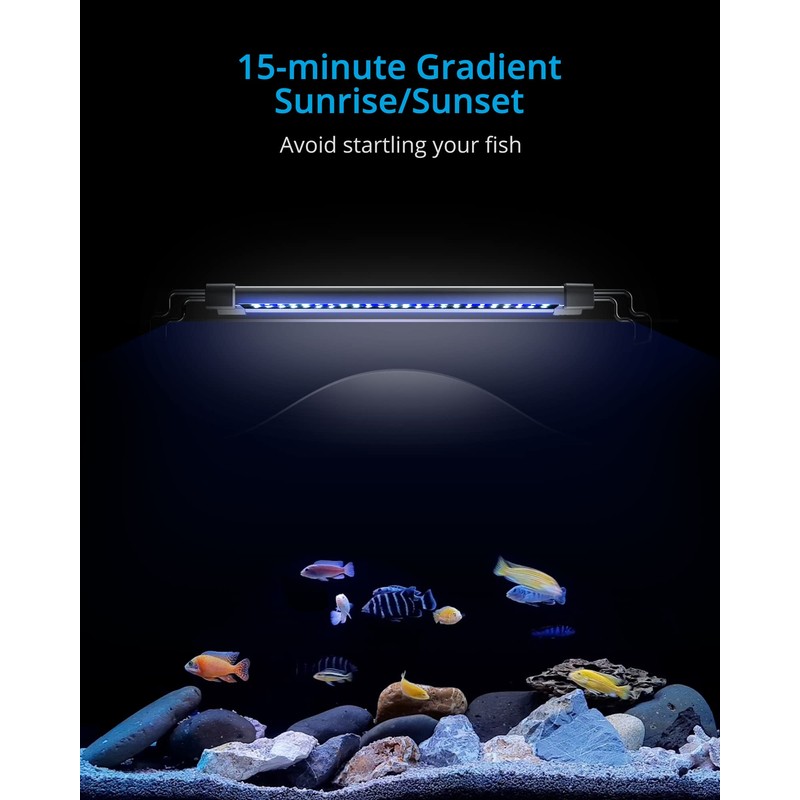 NICREW ClassicLED Gen 2 Aquarium Light, 32 Watts, Dimmable LED