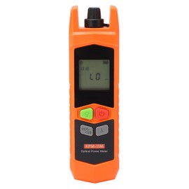 Fiber Optical Power Meter, Fiber Optic Cable Tester, High Precise 7 Wavelength Fiber with LED Optical Power Tester Visual Fault Locator Portable Optical Fiber Power Meter (KPM-11M-A-G)