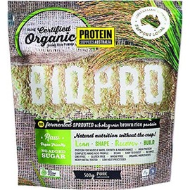 Protein Supplies Australia BioPro Sprouted Pure Brown Rice Powder, 500 grams