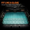 CUSAUTV Rubber Bed Mat Liners for Pioneer 1000-5 16-25, Rear