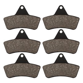 ZICOO Brake Pads for Arctic Cat 250 300 375 400 454 500 650 2x4 4x4 Auto Utility, Front & Rear