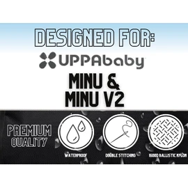 Birdee Stroller Travel Bag Designed For UPPAbaby MINU V2 and MINU - Stroller Gate Check Bag - Backpack For Airplane Travel