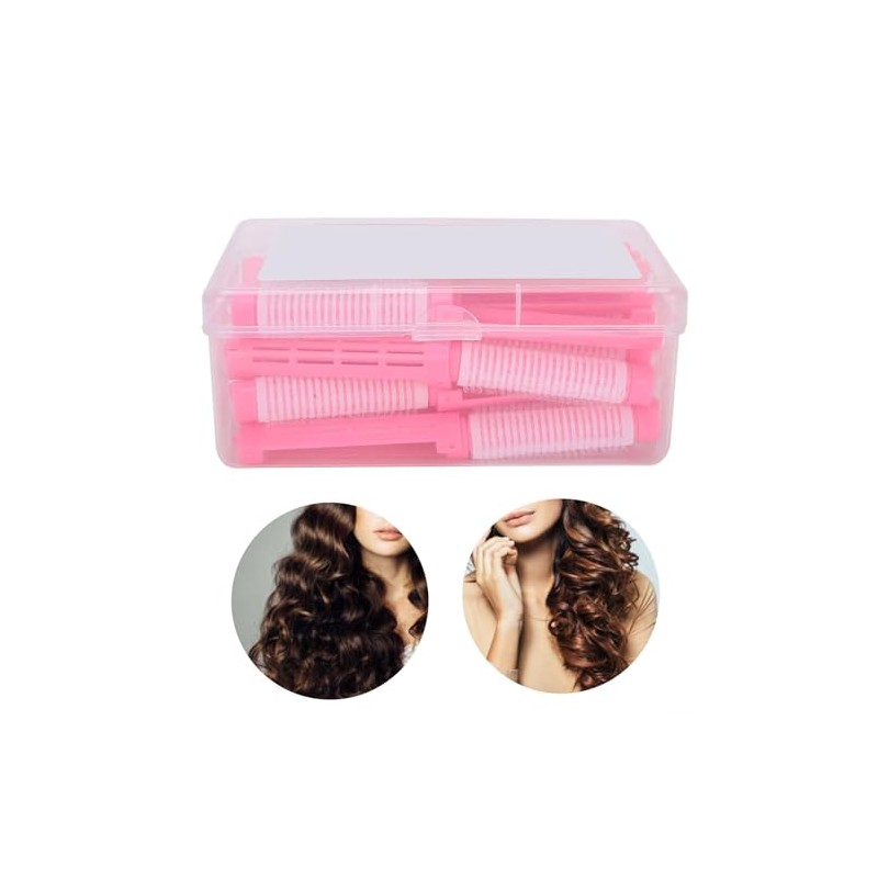 20pcs Varillas para Rizos de Pelo para Rizos Esponjosos, Set