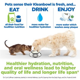 Kinn Kleanbowl Disposable Dog Food Bowls, 8 oz (Pack of 50) - Frame System Refills, Use for Travel, Boarding, or Crate, Compostable Pet Travel Bowl, No Plastic, Leakproof, Portable Dog Dish