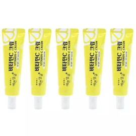 Pretty Face 예쁜얼굴 비타민C 크림 25g 피부 광채 미백 기능성 크림 5개 Pretty Face Vitamin C Cream 25g Skin Radiance Whitening Functional Cream 5 Pieces